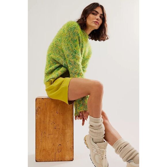 Free People Can't Blame Me Linen Mini Skirt Size S - Picture 3 of 9